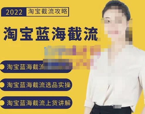 2022淘宝蓝海截流攻略，淘宝蓝海截流选品上货实操讲解网创吧-网创项目资源站-副业项目-创业项目-搞钱项目八百网赚