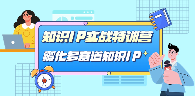 知识IP实战特训营，孵化-多赛道知识IP（33节课）网创吧-网创项目资源站-副业项目-创业项目-搞钱项目八百网赚