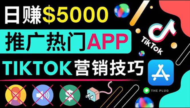无需露脸，无需录音，无需投资，TIKTOK上传短视频，最高日入5000美元网创吧-网创项目资源站-副业项目-创业项目-搞钱项目八百网赚