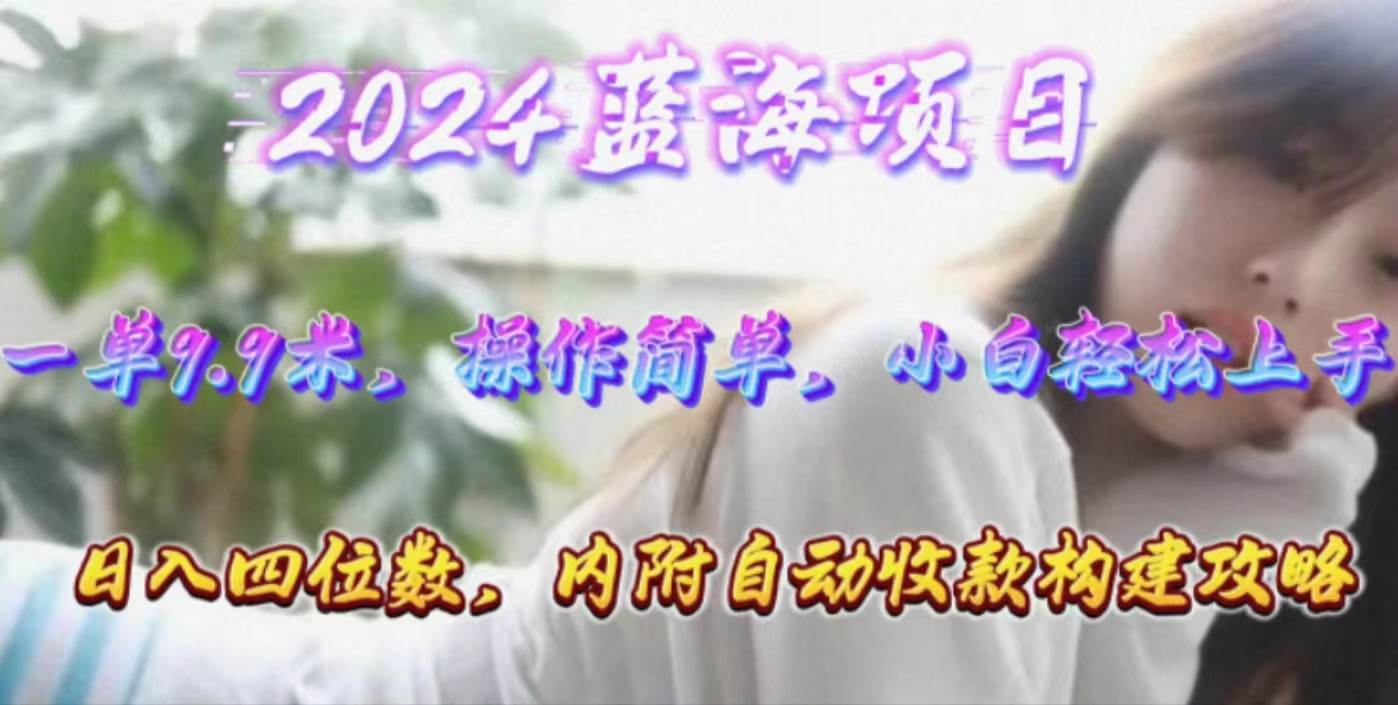 年轻群体的蓝海市场，1单9.9元，操作简单，小白轻松上手，日入四位数网创吧-网创项目资源站-副业项目-创业项目-搞钱项目八百网赚