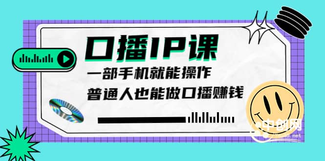大予口播IP课：新手一部手机就能操作，普通人也能做口播赚钱（10节课时）网创吧-网创项目资源站-副业项目-创业项目-搞钱项目八百网赚