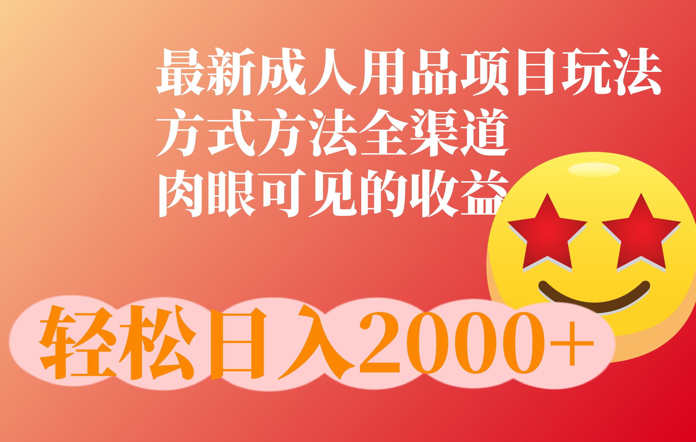 成人用品项目最新玩法，方式方法全渠道网创吧-网创项目资源站-副业项目-创业项目-搞钱项目八百网赚
