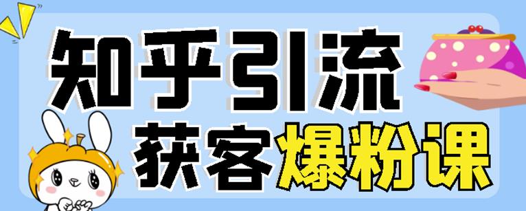 2022船长知乎引流+无脑爆粉技术：每一篇都是爆款，不吹牛，引流效果杠杠的网创吧-网创项目资源站-副业项目-创业项目-搞钱项目八百网赚