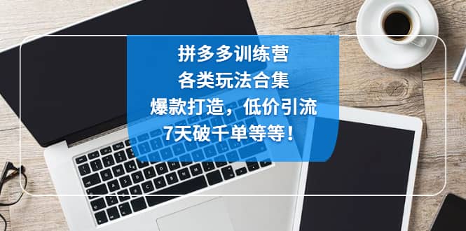 拼多多训练营：各玩法合集，爆款打造，低价引流，7天破千单等等网创吧-网创项目资源站-副业项目-创业项目-搞钱项目八百网赚