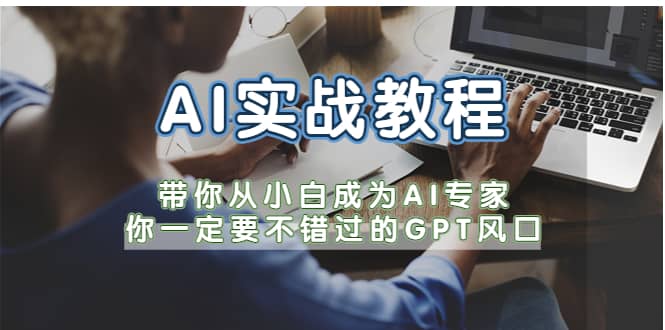 AI实战教程，带你从小白成为AI专家，你一定要不错过的G-P-T风口网创吧-网创项目资源站-副业项目-创业项目-搞钱项目八百网赚