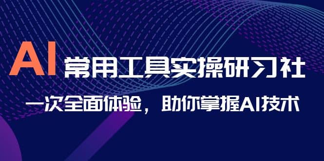 AI-常用工具实操研习社，一次全面体验，助你掌握AI技术网创吧-网创项目资源站-副业项目-创业项目-搞钱项目八百网赚