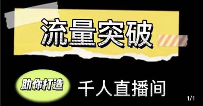 直播运营实战视频课，助你打造千人直播间（14节视频课）网创吧-网创项目资源站-副业项目-创业项目-搞钱项目八百网赚