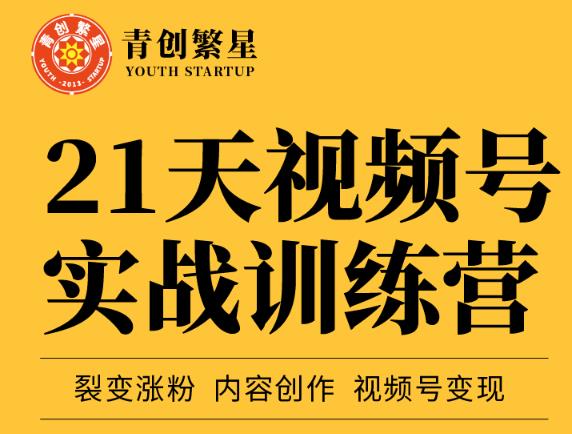 张萌21天视频号实战训练营，裂变涨粉、内容创作、视频号变现 价值298元网创吧-网创项目资源站-副业项目-创业项目-搞钱项目八百网赚