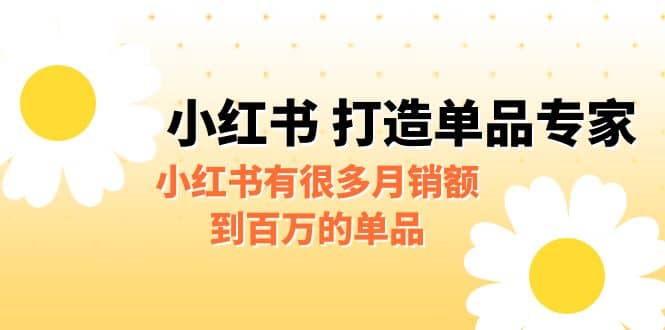 某公众号付费文章《小红书 打造单品专家》小红书有很多月销额到百万的单品网创吧-网创项目资源站-副业项目-创业项目-搞钱项目八百网赚