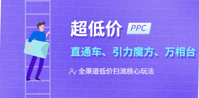 2023超低价·ppc—“直通车、引力魔方、万相台”全渠道·低价扫流核心玩法网创吧-网创项目资源站-副业项目-创业项目-搞钱项目八百网赚