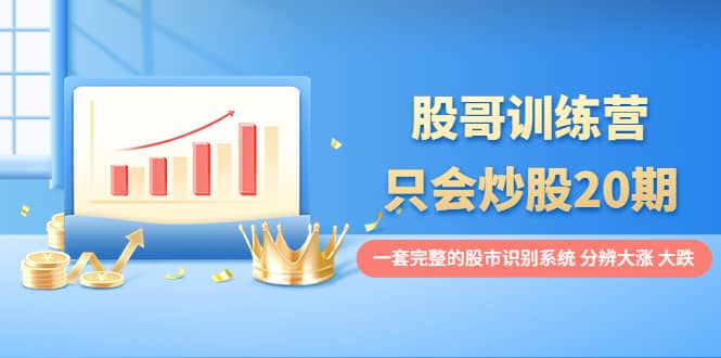 股哥训练营·只会炒股20期：一套完整的股市识别系统，分辨大涨、大跌网创吧-网创项目资源站-副业项目-创业项目-搞钱项目八百网赚