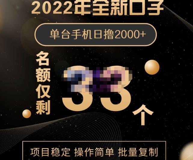 2022年全新口子，手机批量搬砖玩法，一部手机日撸2000+网创吧-网创项目资源站-副业项目-创业项目-搞钱项目八百网赚