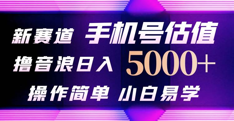 抖音不出境直播【手机号估值】最新撸音浪，日入5000+，简单易学，适合…网创吧-网创项目资源站-副业项目-创业项目-搞钱项目八百网赚