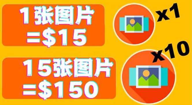 分享一个全新的赚钱方式：每幅图片赚$15美元10张图片=150美元网创吧-网创项目资源站-副业项目-创业项目-搞钱项目八百网赚