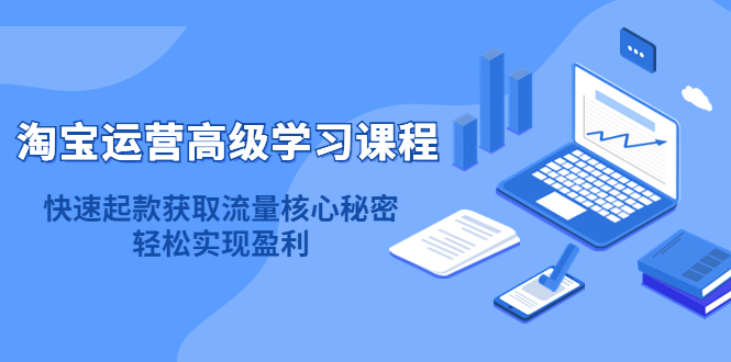 淘宝运营高级学习课程：快速获取流量核心秘密，轻松实现盈利！网创吧-网创项目资源站-副业项目-创业项目-搞钱项目八百网赚