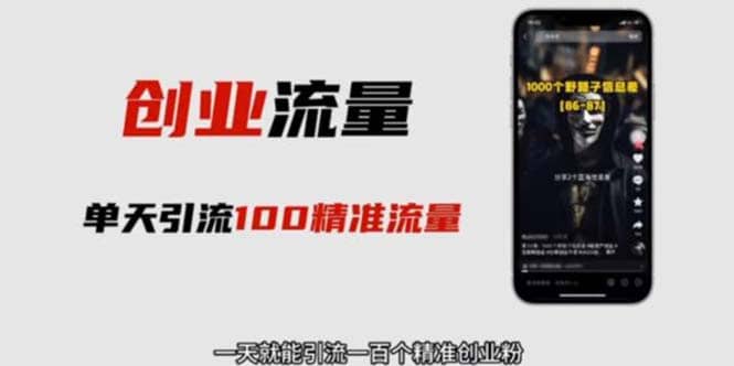 自媒体音频加图文制作视频 一天引流一百个精准创业粉【音频软件+图片素材】网创吧-网创项目资源站-副业项目-创业项目-搞钱项目八百网赚