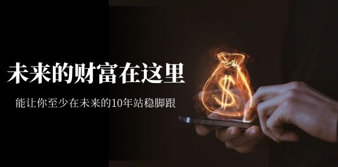 某收费文章《未来的财富在这里》能让你至少在未来的10年站稳脚跟网创吧-网创项目资源站-副业项目-创业项目-搞钱项目八百网赚