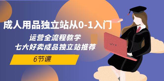 成人用品独立站从0-1入门，运营全流程教学，七大好卖成品独立站推荐-6节课网创吧-网创项目资源站-副业项目-创业项目-搞钱项目八百网赚