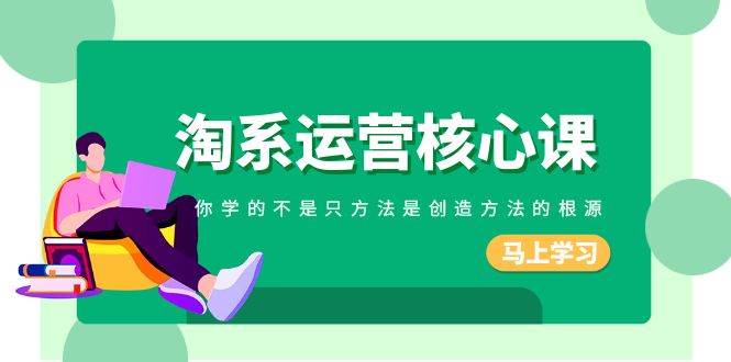 淘系-运营核心课，你学的不是只方法是创造方法的根源（190节课）网创吧-网创项目资源站-副业项目-创业项目-搞钱项目八百网赚