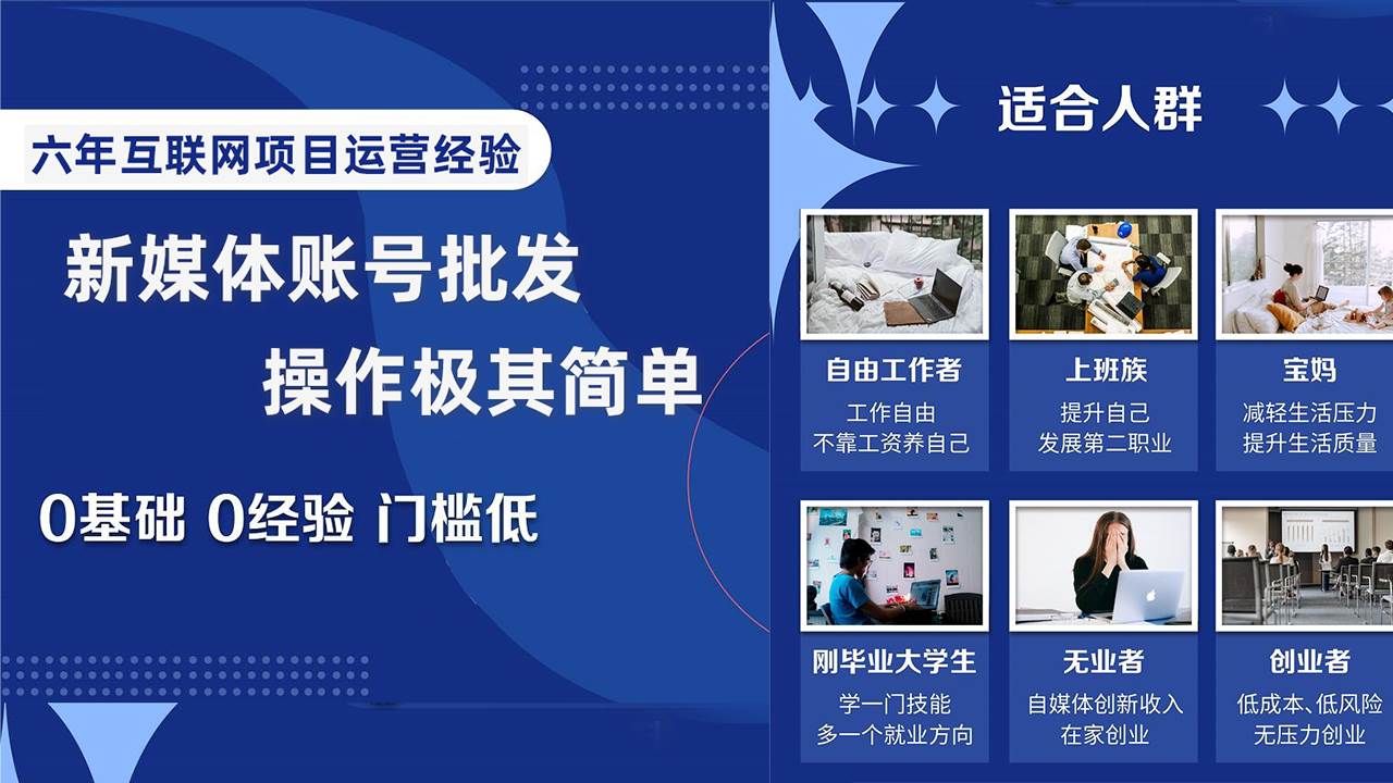 自媒体账号批发，看我怎么一天赚1个W，超简单网创吧-网创项目资源站-副业项目-创业项目-搞钱项目八百网赚